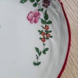 Five porcelain dessert plates