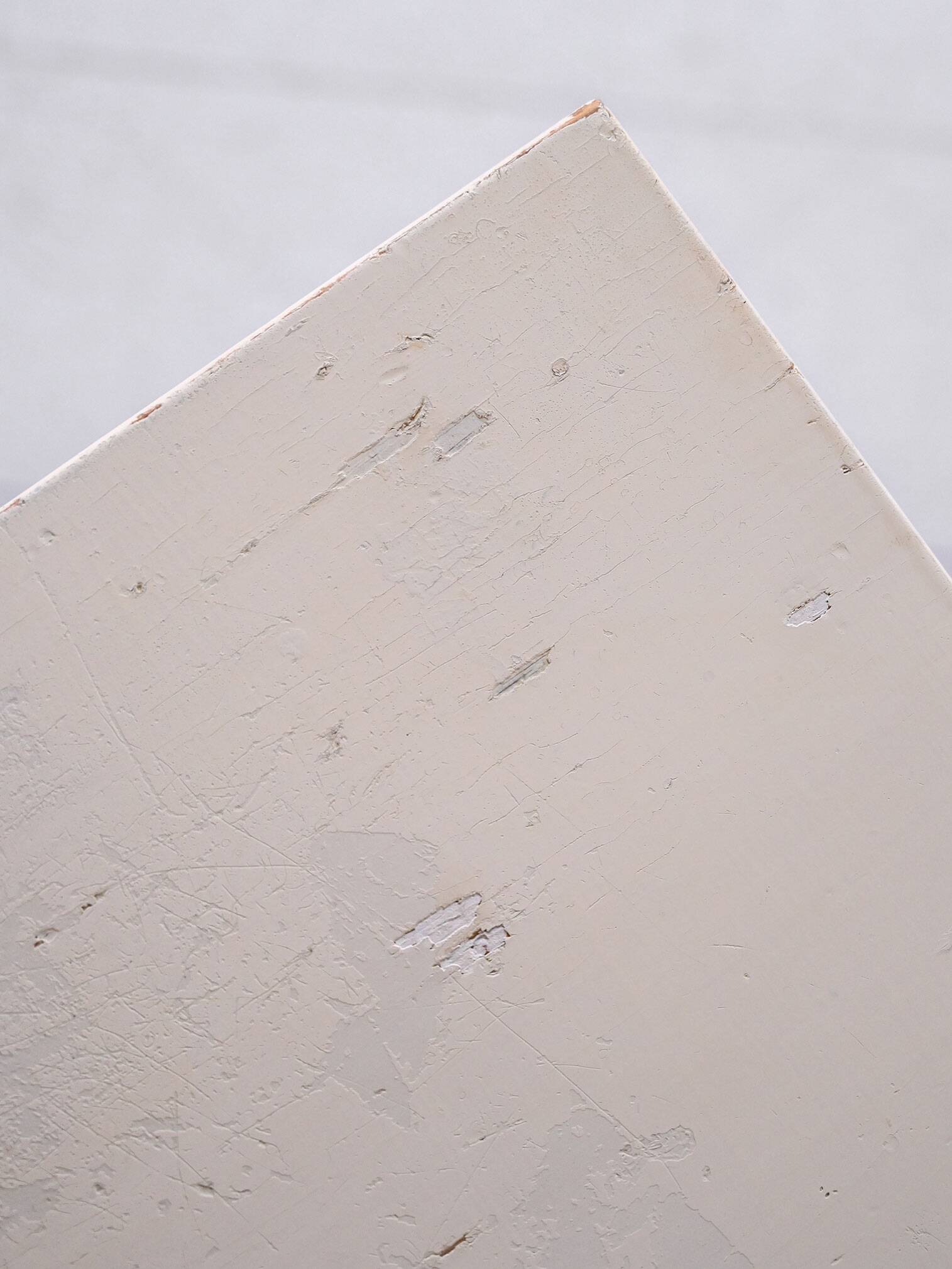 Pair of mid-century Scandinavian white-painted nightstands