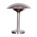 Czech Bauhaus Table Lamp, Designer František Anýž, Nickle-Plated Steel, 1920s
