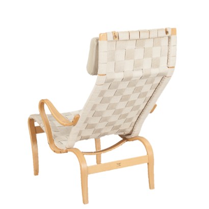 Fauteuil haut dossier modèle Mina par Bruno Mathsson
