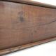 Antique oak chest, trough, blanket chest, 19th century