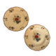 Set of 2 Sarreguemines plates