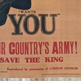 Print "Lord Kitchener Wants You" 1914 by artist Alfred Leete
