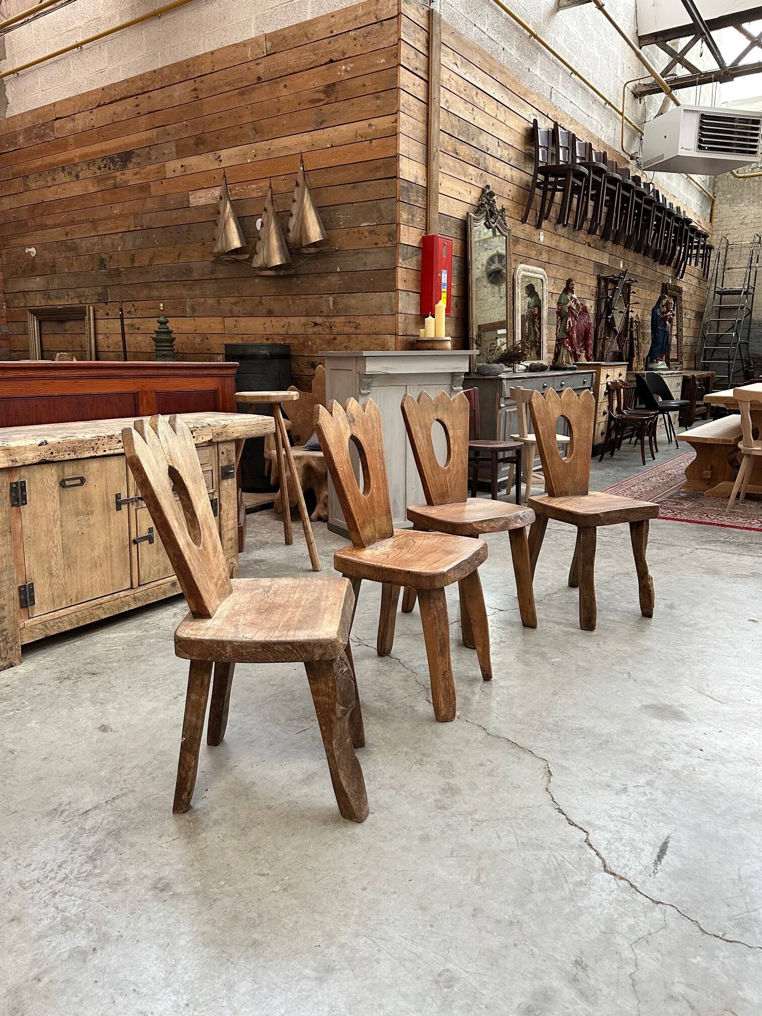Set of 4 Olavi Hänninen chairs