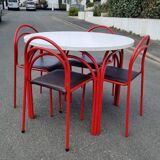 Vintage table and 6 chairs set