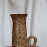 Pitcher in chamotte stoneware