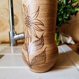 Vallauris ceramic vase by Fonck and Matéo