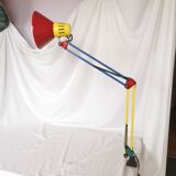 Architect lamp, articulated, multicolor, postmodern, 1980