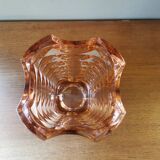 Vintage pink glass vase