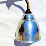 Old Art Deco Office Workshop Lamp Aluminum Lampshade