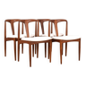 Mid-Century Danish Teak Dining Chair by Johannes Andersen for Uldum Møbelfabrik, 1960s, Set of 4.