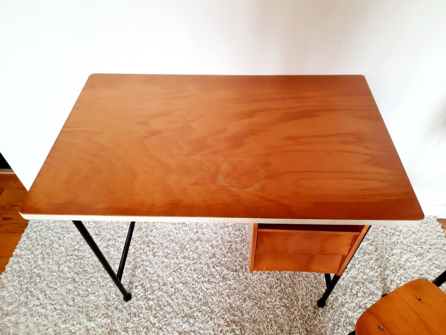 Bureau bois vintage années 50s