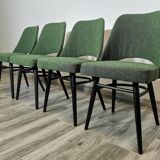 Dining Chairs by Radomir Hoffman for Ton, 1950s, Set of 4