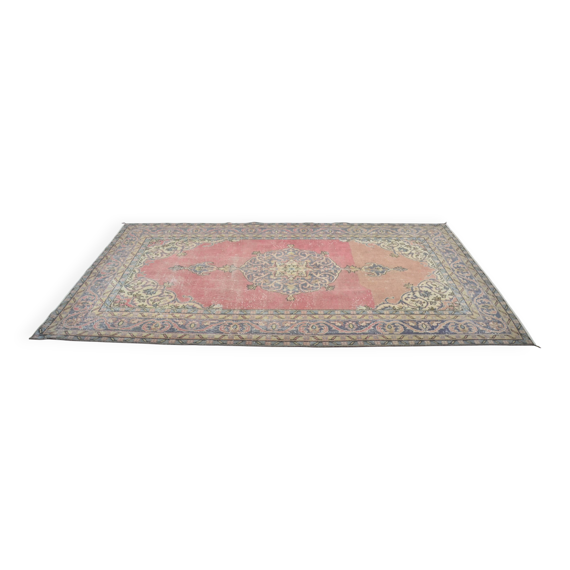 Oushak Turkish Vintage Rug sku 3291