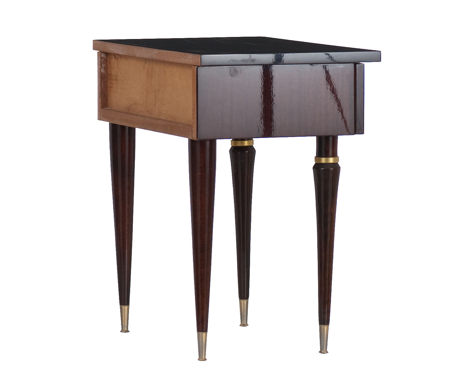 Vintage rosewood bedside table 60s