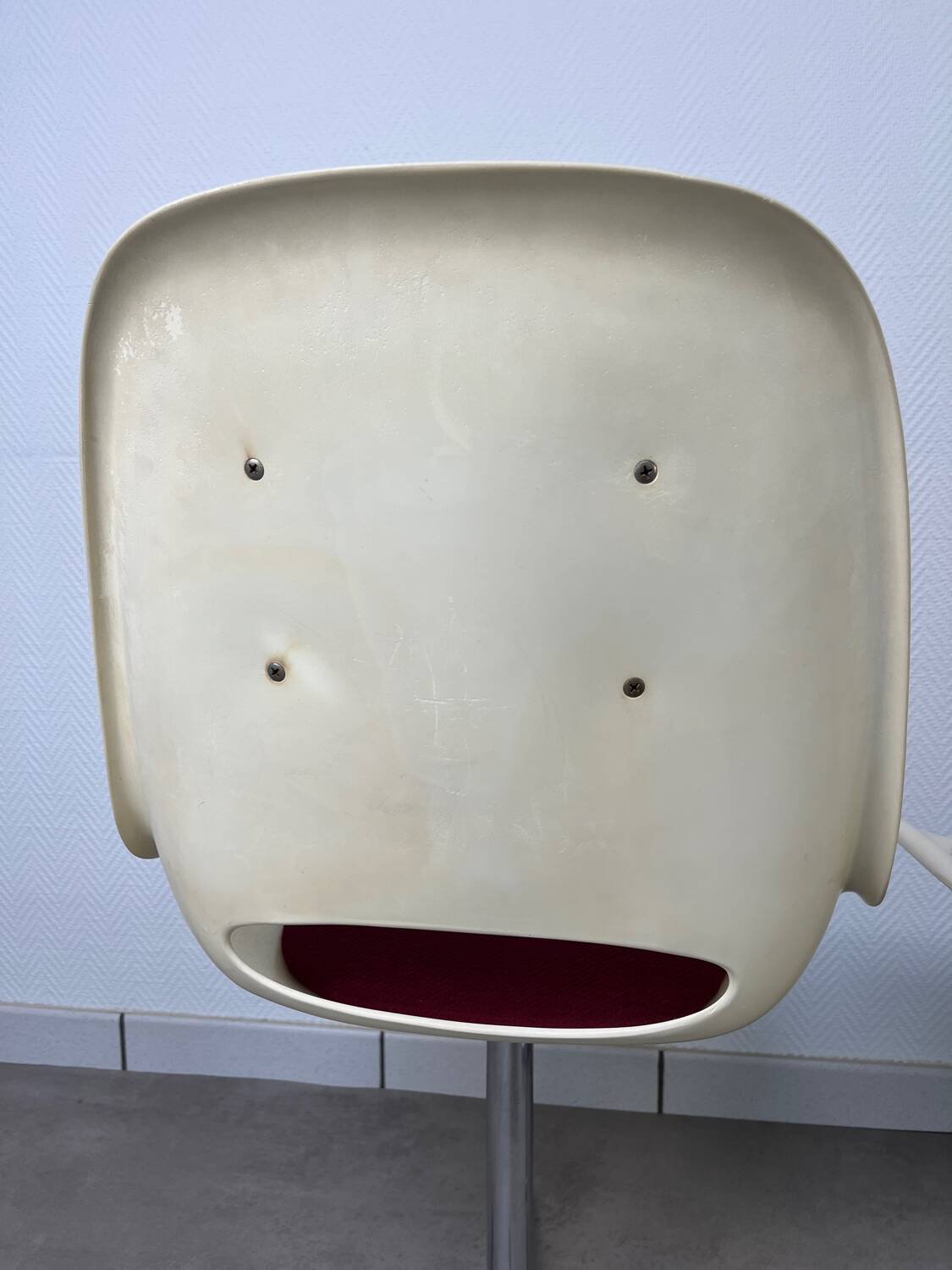 4 chaises Space Age, coque années 70 pour Lockhausen