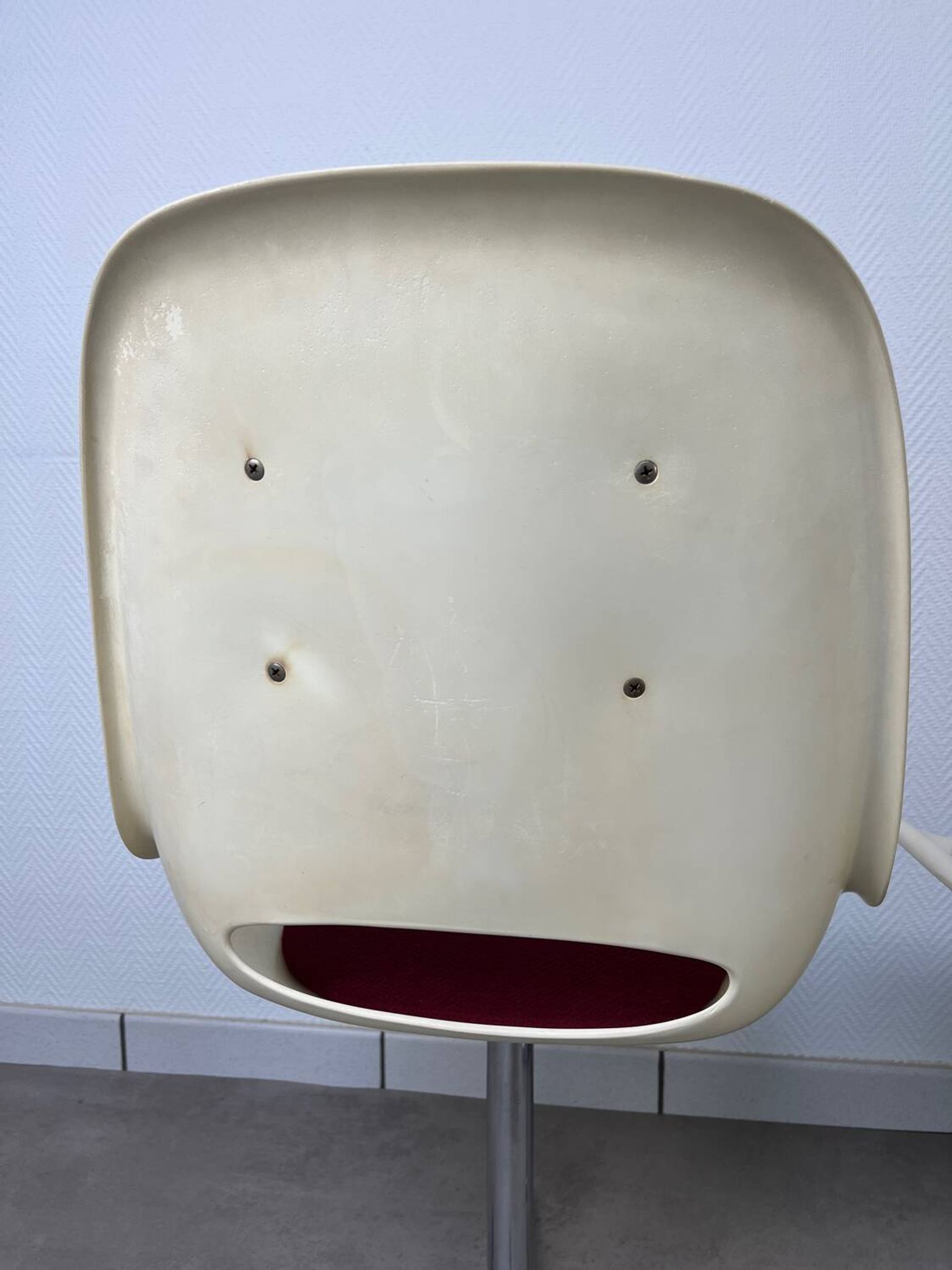 4 chaises Space Age, coque années 70 pour Lockhausen