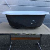 Old cast iron bathtub