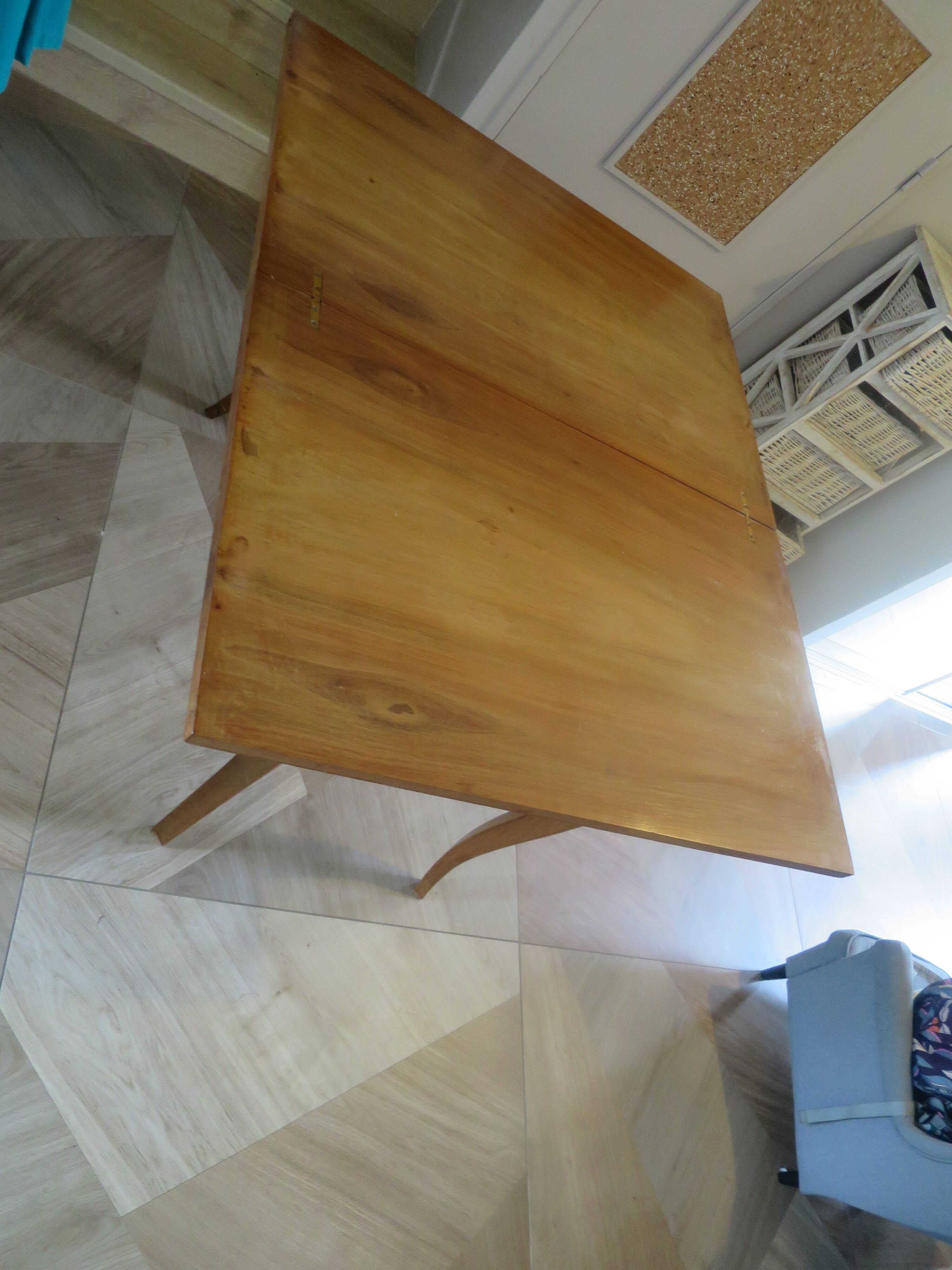 Table de salle à manger extensible, années 50-60