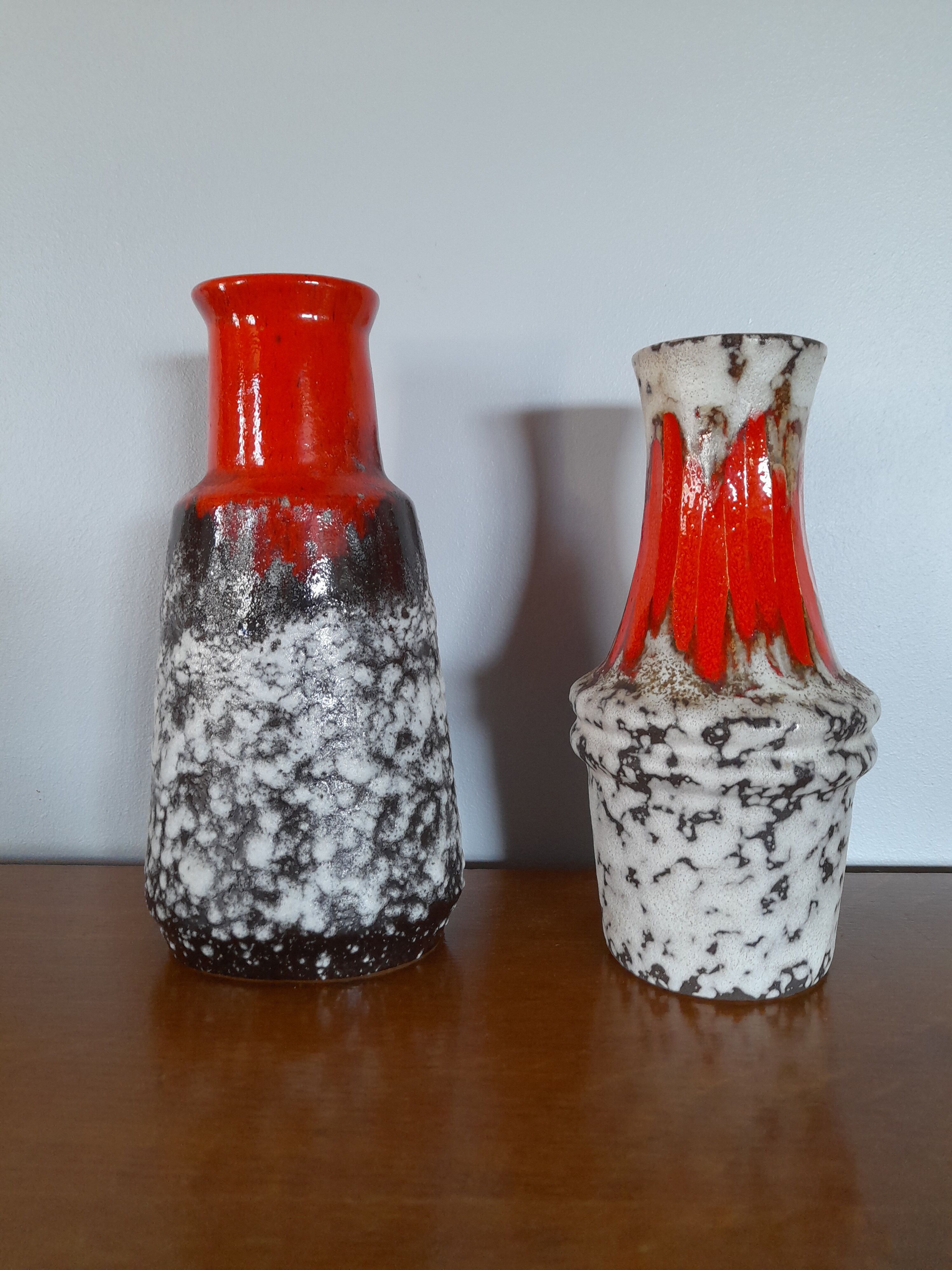 Vases by scheurich west germany,60s