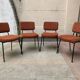 Série de 4 chaises André Simard 1960