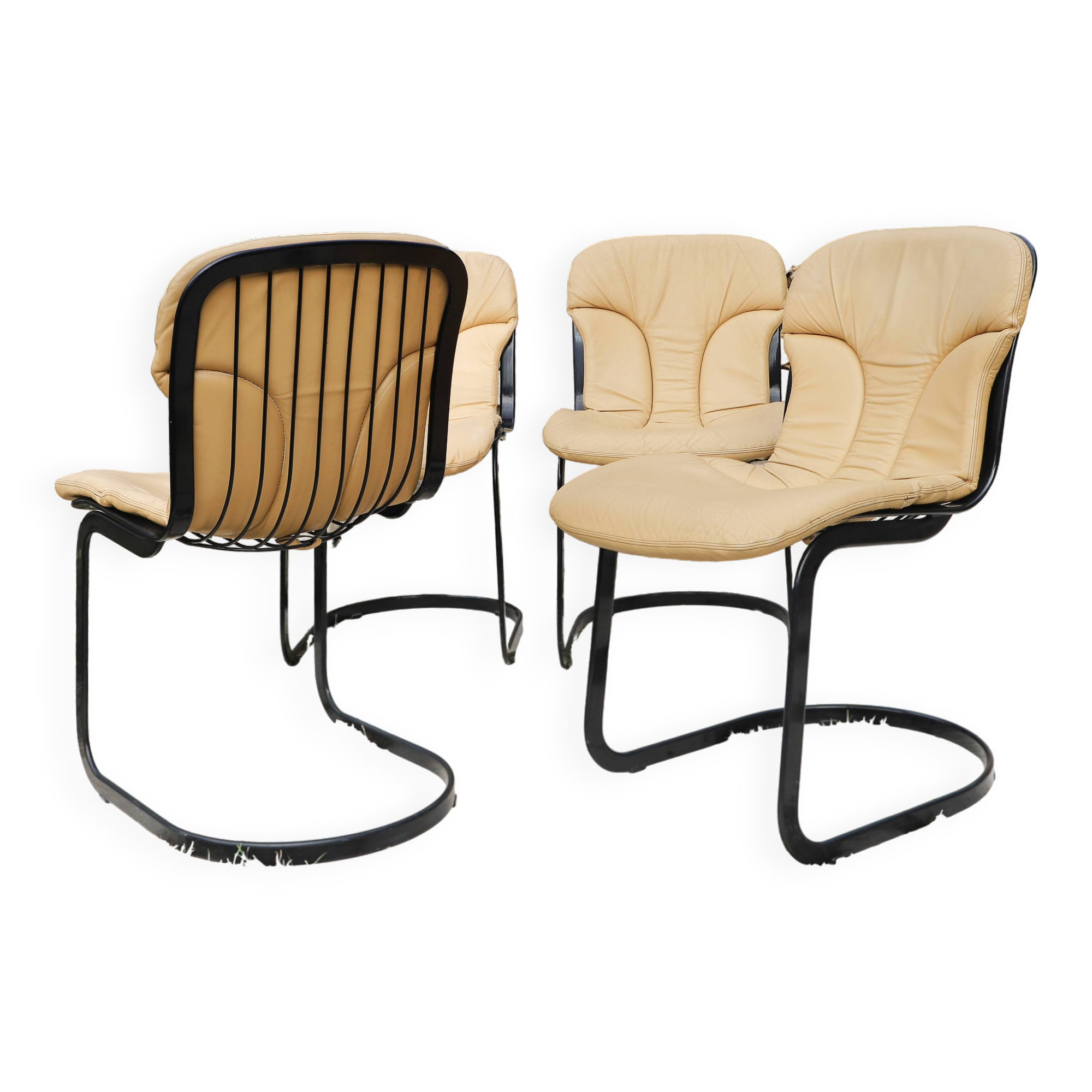 4 chairs Cidue 1970
