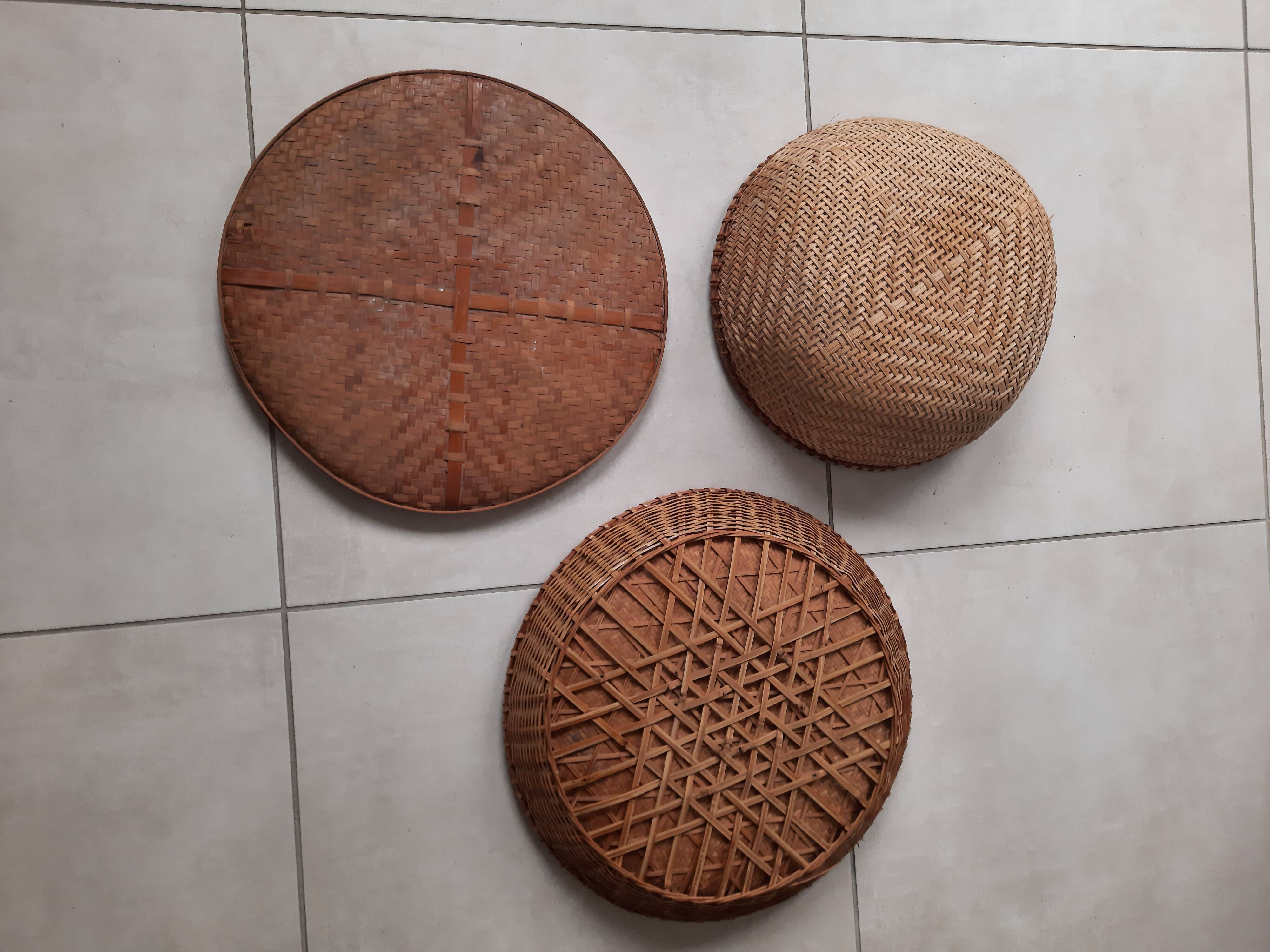 3 wall baskets