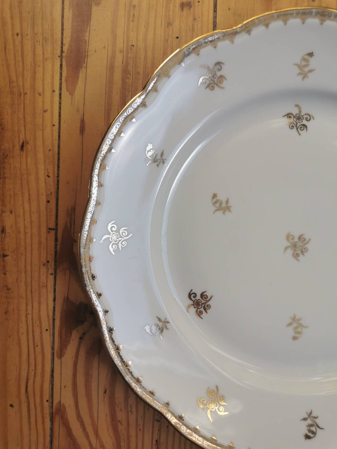 Old SFP porcelain dinner plates