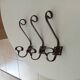Set of 3 vintage coat hooks.