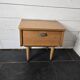 Vintage 60s oak bedside table