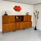 Antique 1950s vintage designer oak modular sideboard