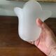 frosted glass tulip