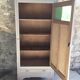 Armoire parisienne à vitrage granité - vintage 1950
