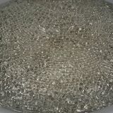 1960s 1970s Ice Glass Flush Mount from by Kaiser Leuchten Germany