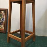 Mid-high geometric wood tab