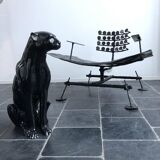 Set of 2 armchairs by Michel Froment, 2000s