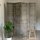 Paravent lamelle volet persienne vintage