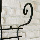 Coat rack/wrought iron hat holder