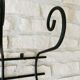 Coat rack/wrought iron hat holder