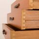 Scandinavian mid century wall unit in teak, 1960s