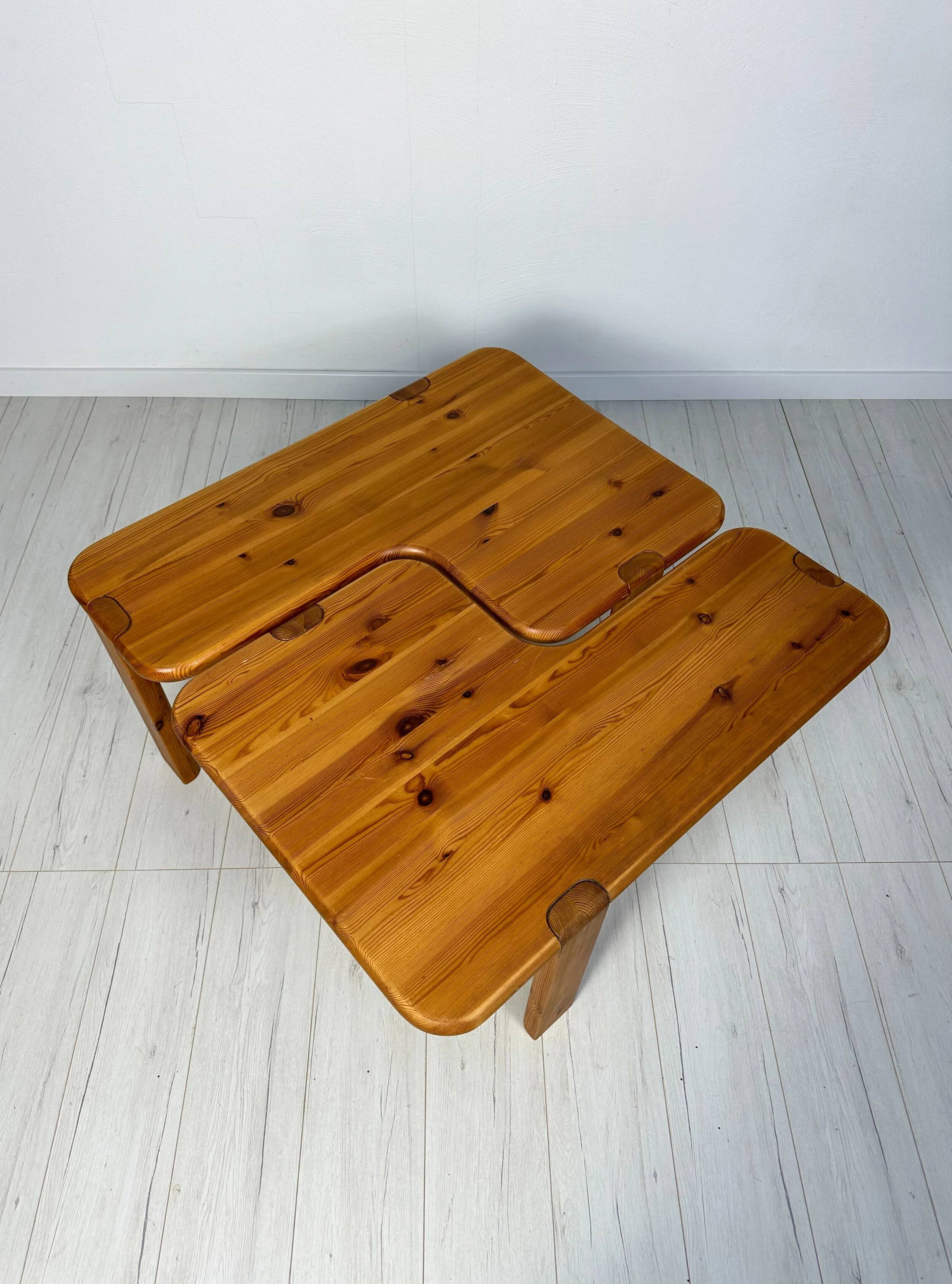 60s Set of 2 vintage Danish Pine Coffee Tables by Aksel Kjersgaard