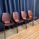 Un ensemble de quatre chaises par Herbert Hirche Jofy Stalmobler, Danemark, 1950
