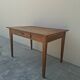 Rustic farmhouse table, antique, made in 1900 from solid oak, 1.12m.