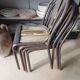 Lot de chaises bistrot vintages empilables