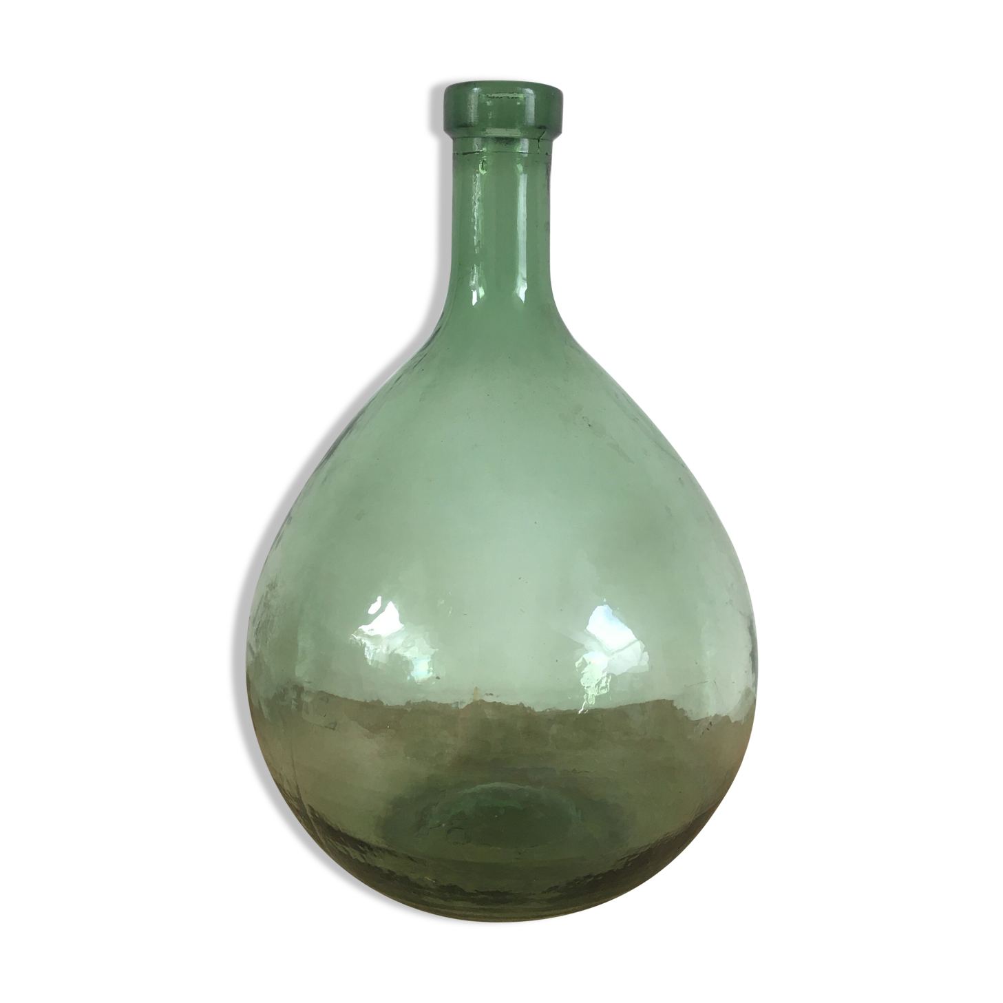 Vintage green demijohn