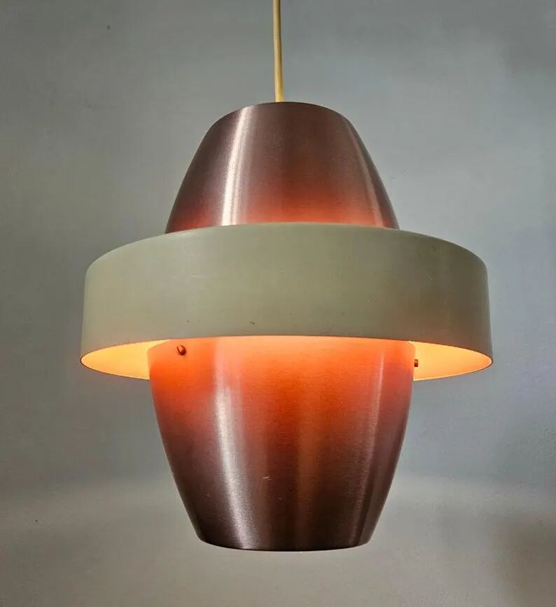 Rare Midcentury Pendant SATURN Space Age style, Denmark, 1970s