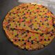 Vintage round tablecloth - 1970s - 140cm
