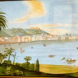 Gouache Neapolitan school 19th