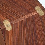 Dyrlund Lotus Flip Flap dining table in rosewood Denmark 1960