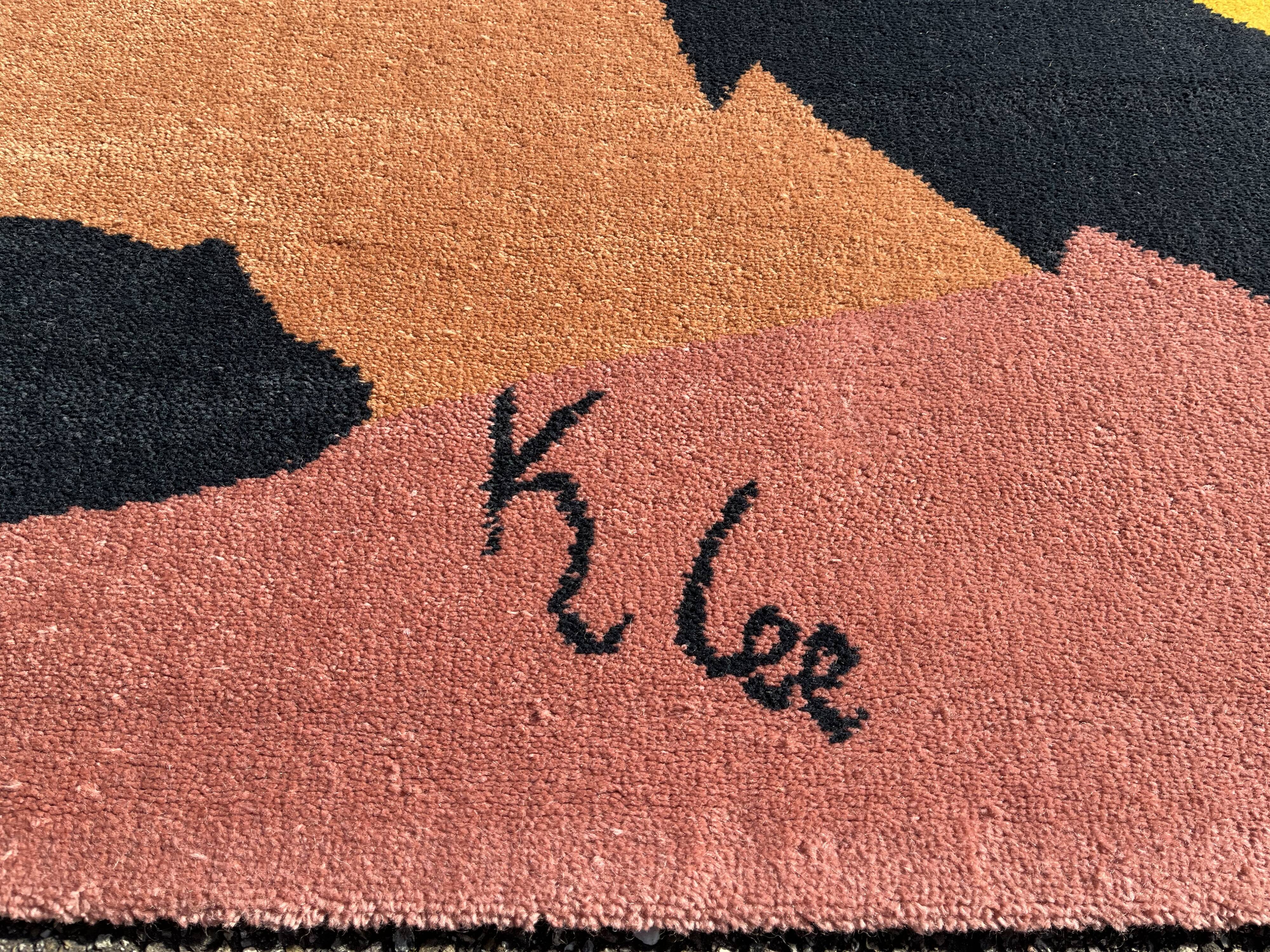 Contemporary Carpet after artist Paul Klee